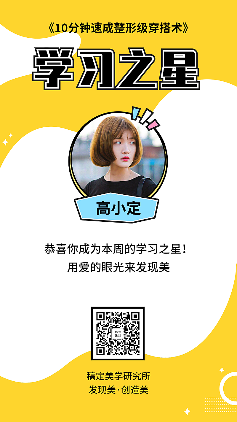 职业培训优秀学员手机海报