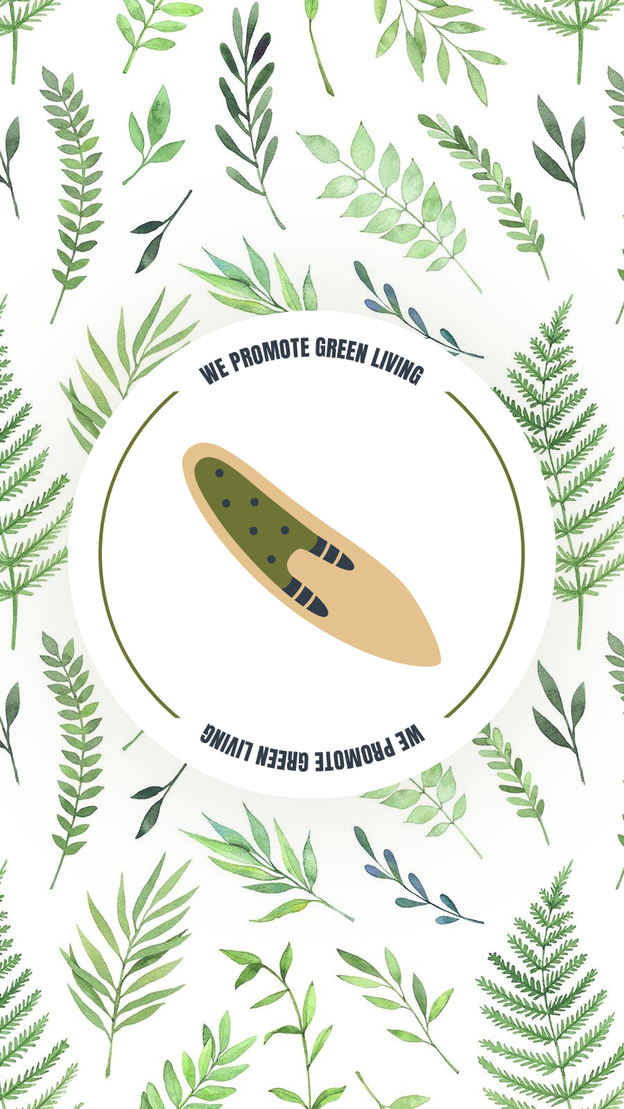 Literary Style Hand Painted Leaves Background Shoe Leather Shoes Instagram Highlight