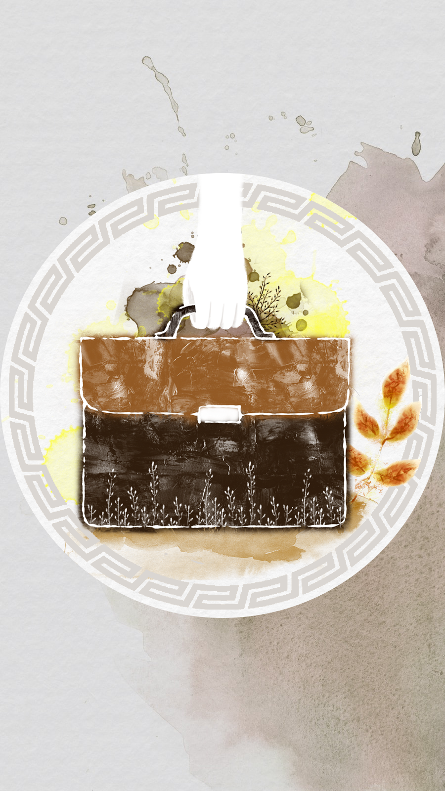 Literary Fashion Style Watercolor Accessories Handbag Instagram Highlight