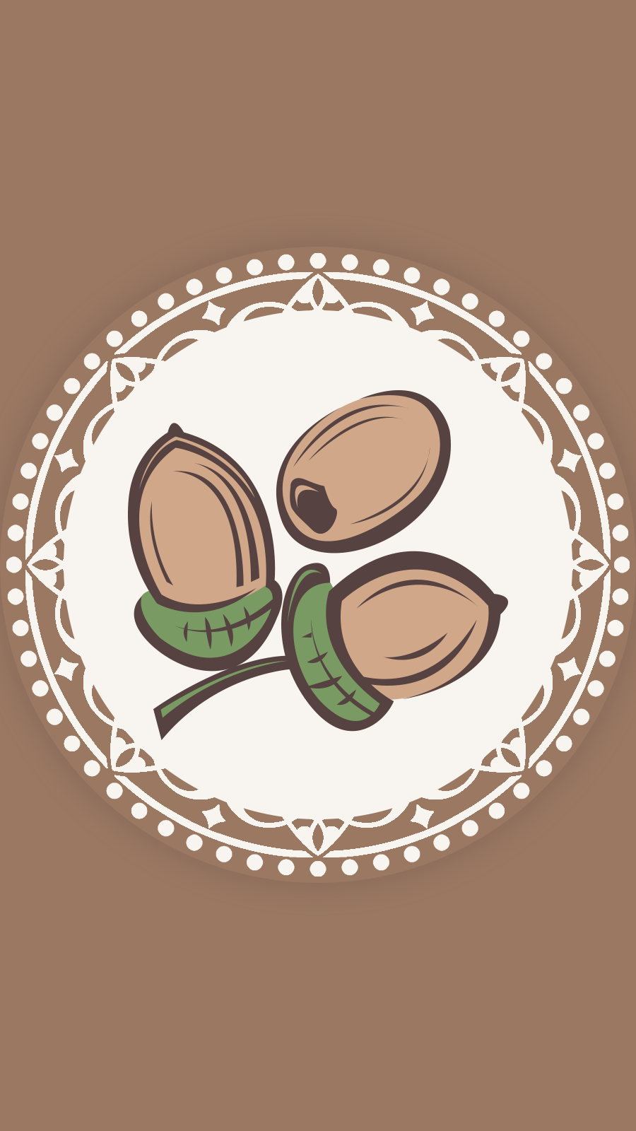 Simple Cartoon Style Dot Element Hazelnut Instagram Highlight