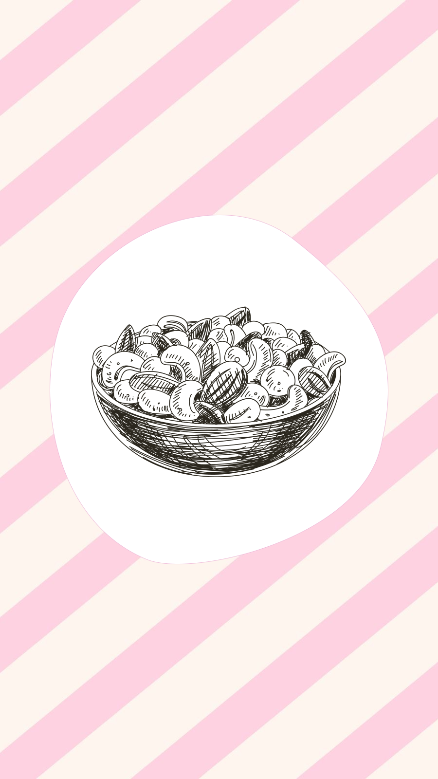 Simple Retro Style Stripe Background Snacks Instagram Highlight