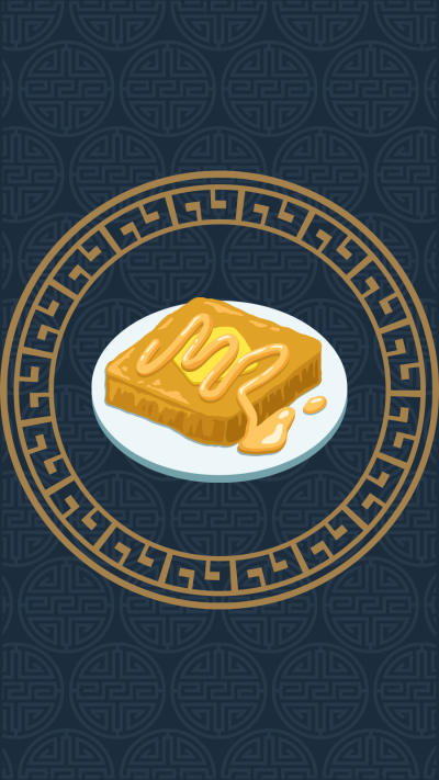 Retro Style Pattern Background Chinese Food Pastry Instagram Highlight