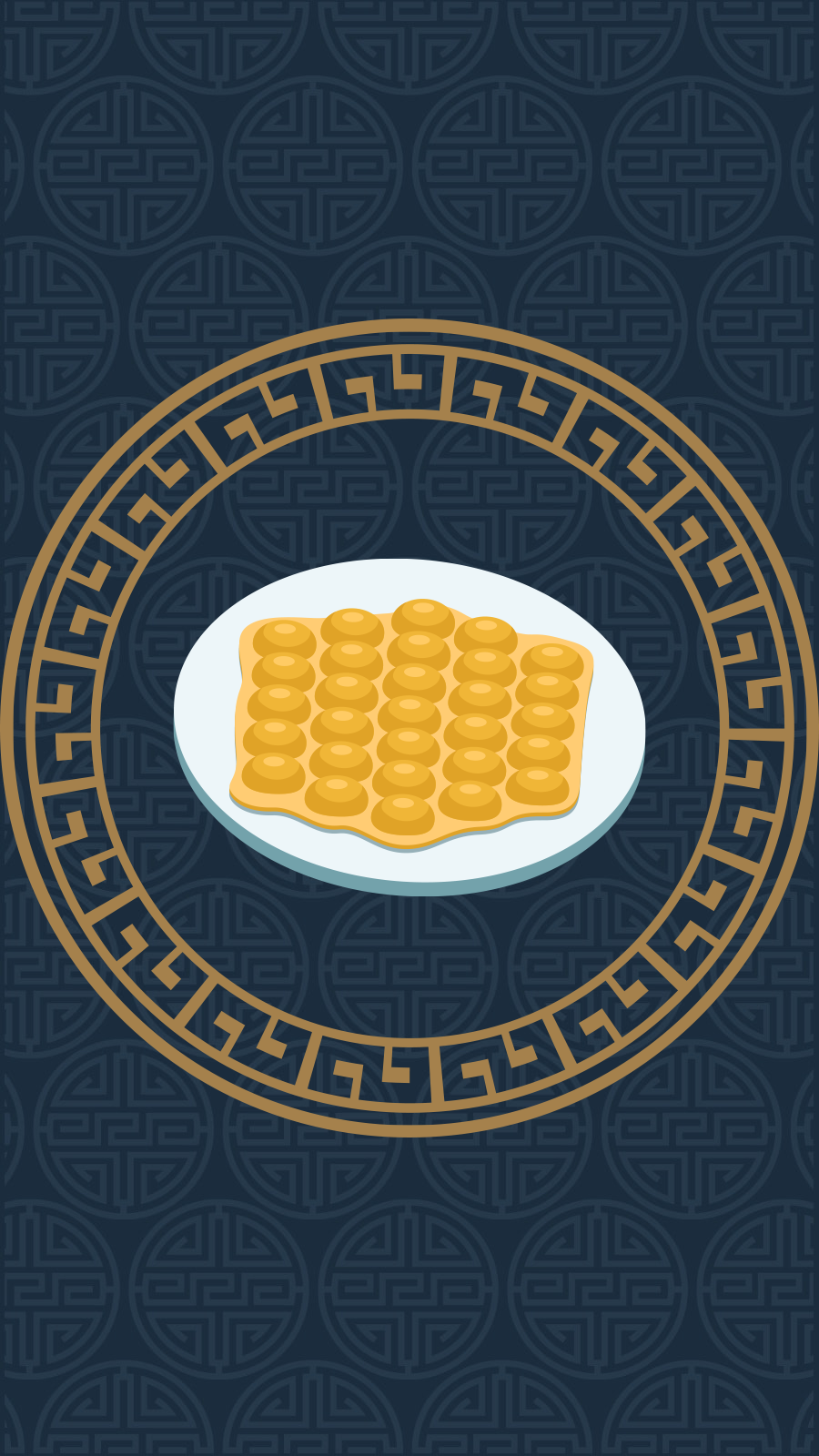 Literary Retro Style Cartoon Chinese food Eggette Instagram Highlight