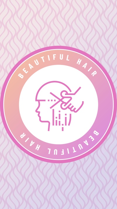 Fashion Hand Painted Hairdressing Hair Scissors Illustration Instagram Highlight