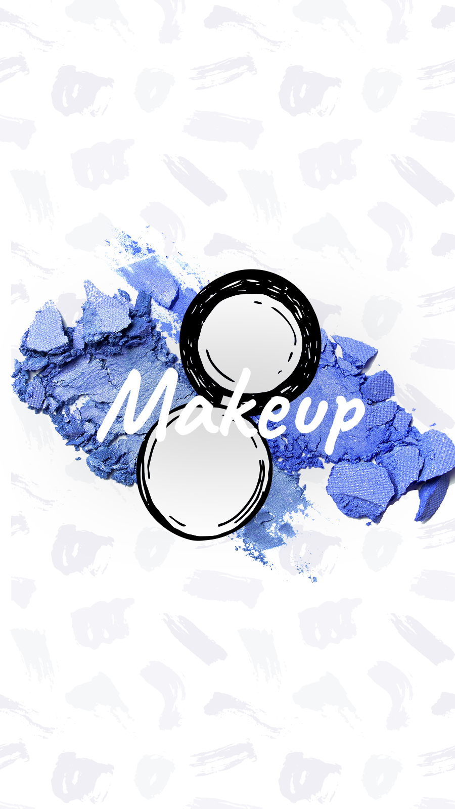 Fashion Texture Brush Hand Painted Makeup Eyeshadow Instagram Highlight