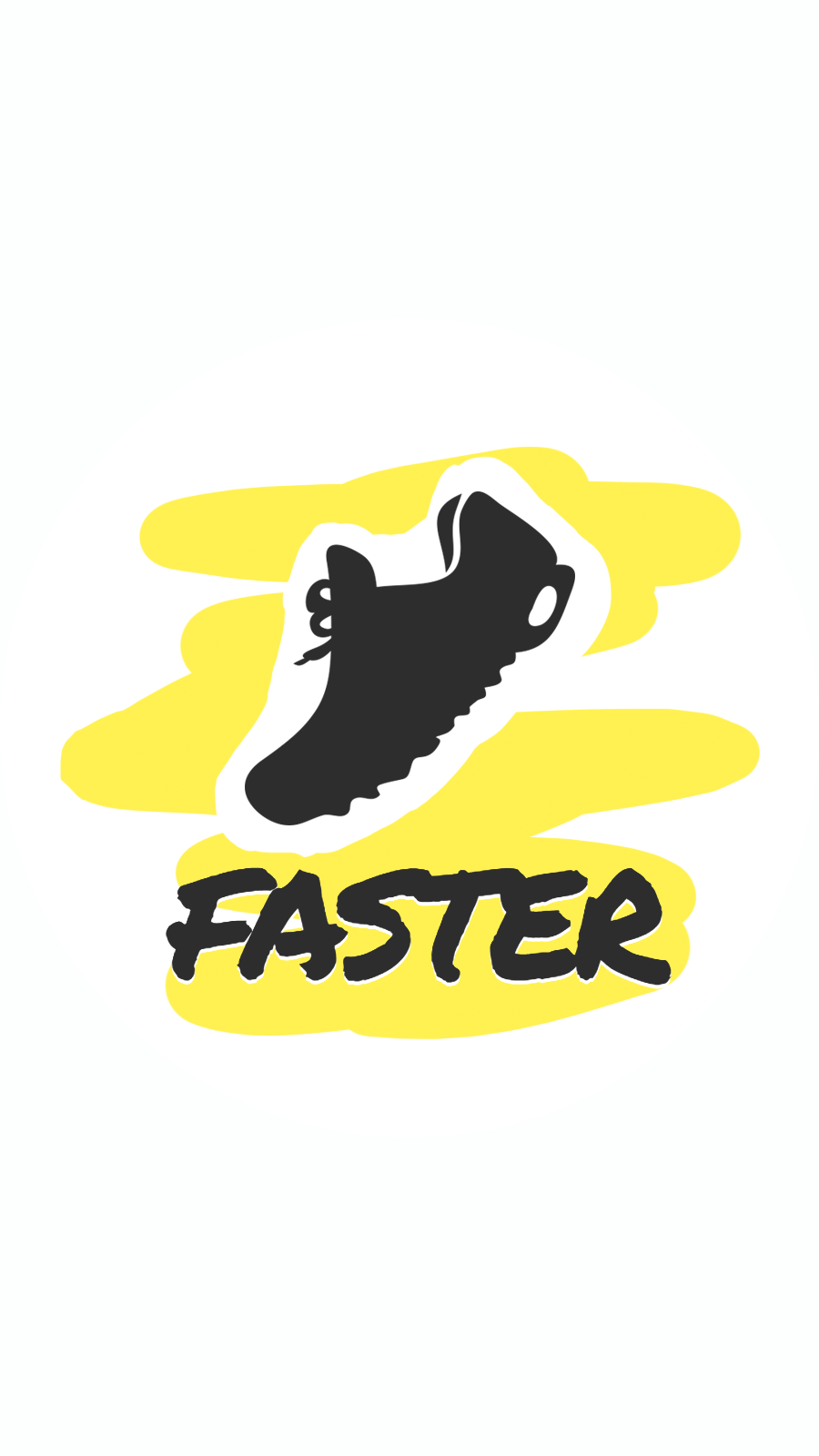 Fashion Style Yellow Color Block Shoes Simple Text Faster Instagram Highlight