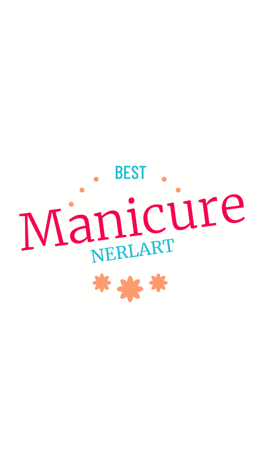 White Background Red Pink Manicure Text Simple Retro Style Instagram Highlight