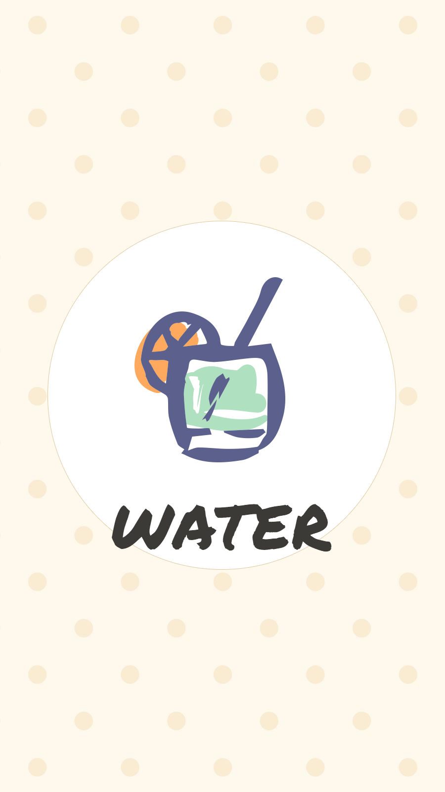 Pink Dots Background Water Originality Retro Simple Style Instagram Highlight