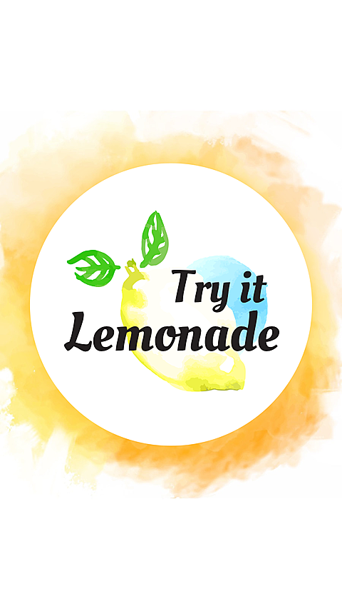 Fresh Style Watercolor Ring Frame Text Try It Lemonnade Instagram Highlight