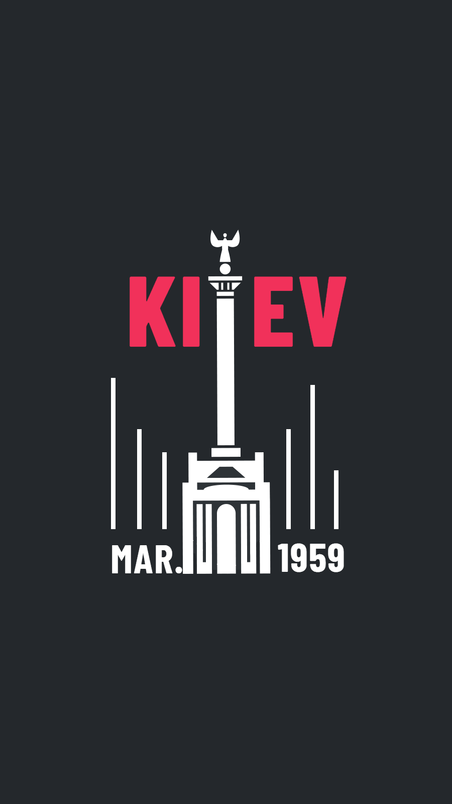 Black Background Kiev Travel Record Originality Retro Simple Style Instagram Highlight