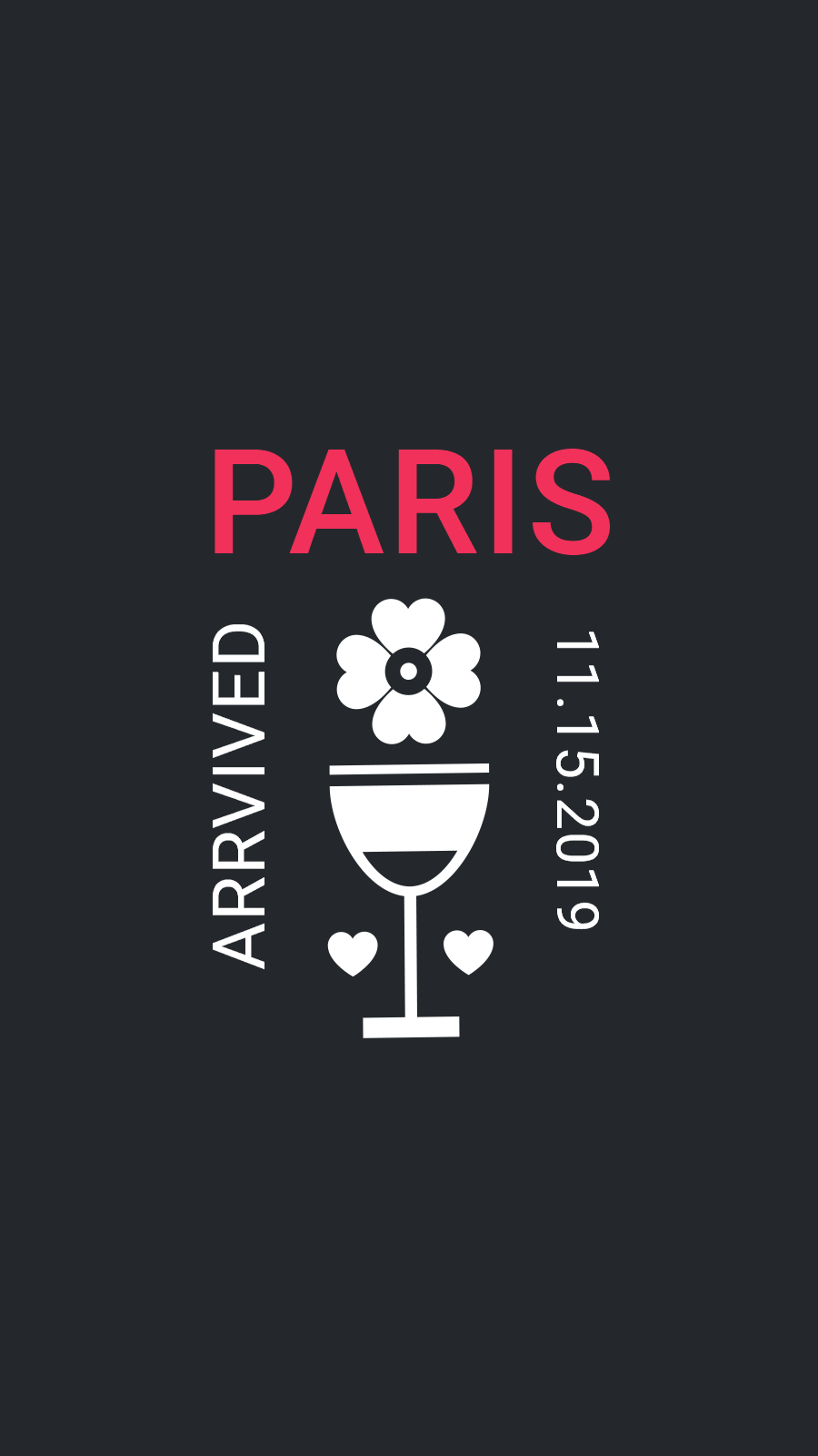 Paris Arrvived Travel Record Simple StyleInstagram Highlight