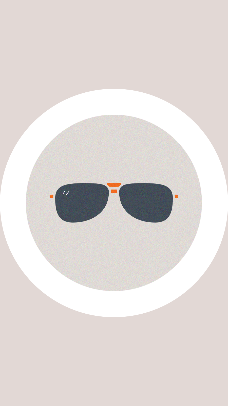 Minimalist Cartoon Ring Element Women's Wear Sunglasses Instagram Highlight