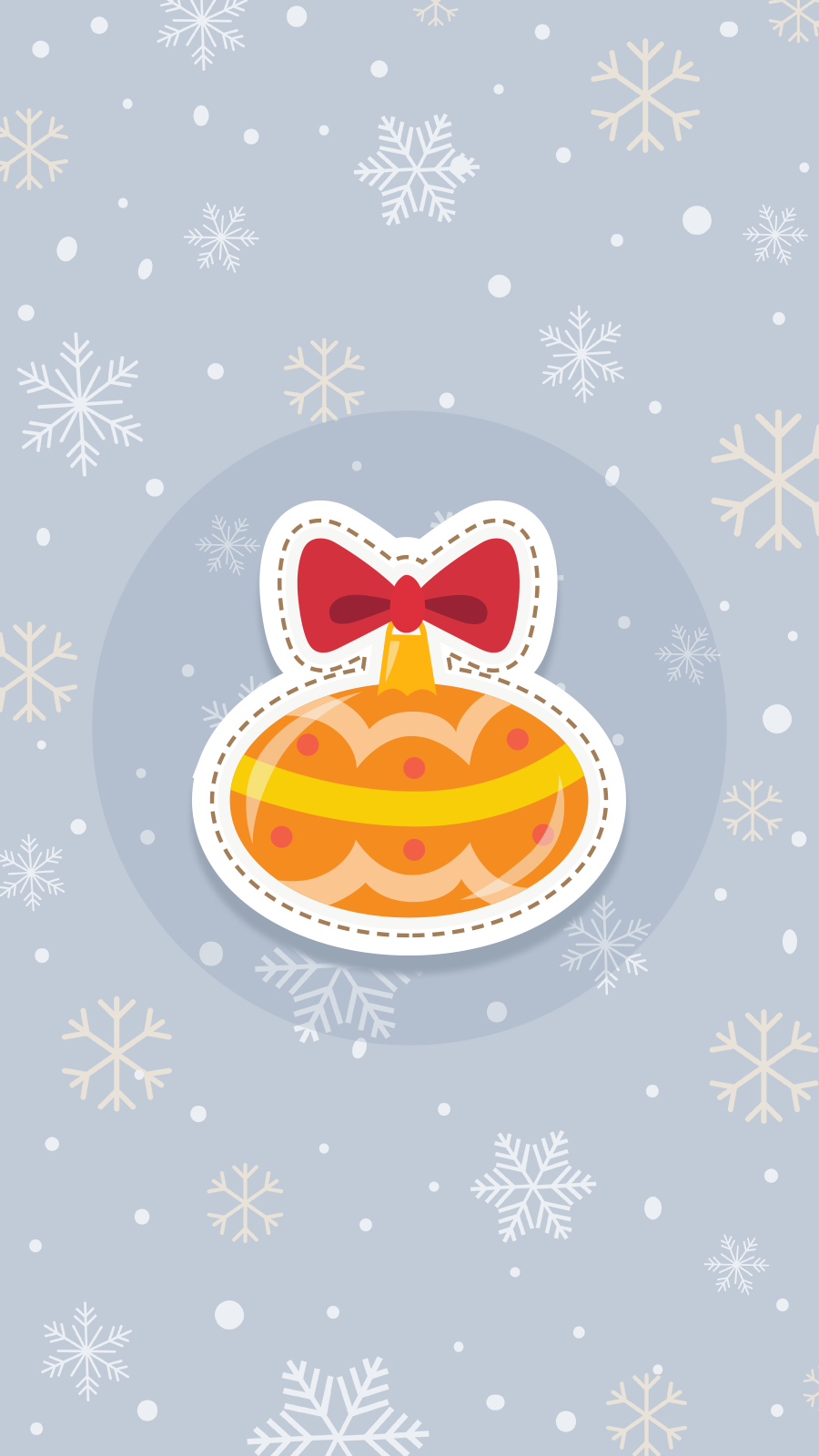 Snowflake Element Christmas Small Bell Art Originality Simple Style Instagram Highlight