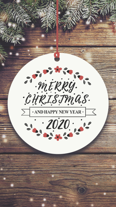 Literary Style Wooden Background Marry Christmas Flower Element Instagram Highlight