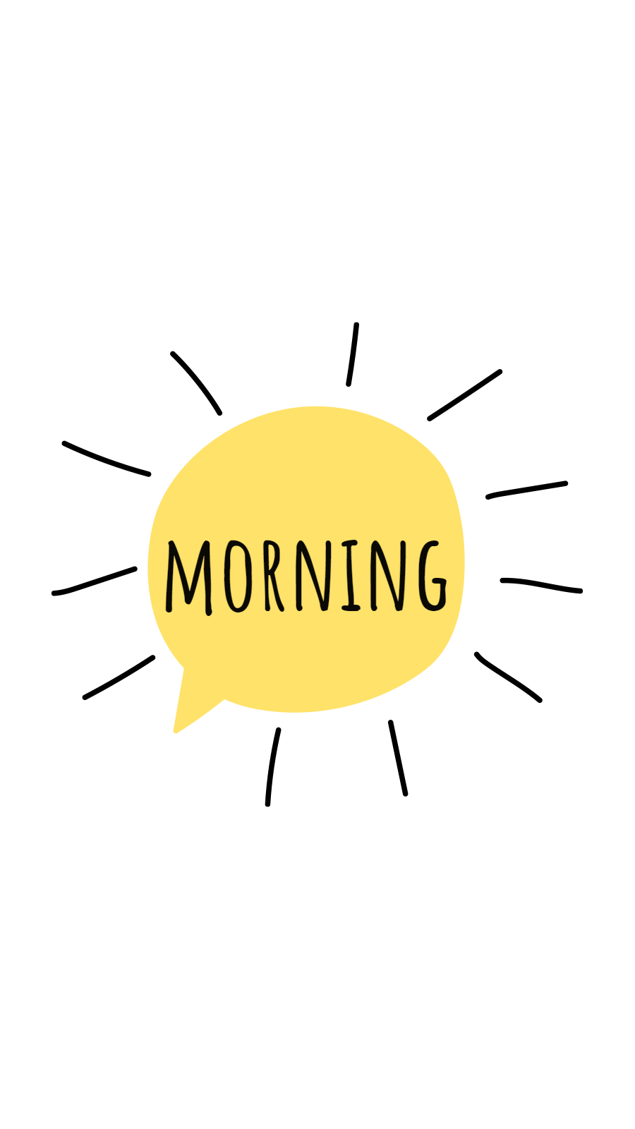White Background Text Sunshine Dialog Box Simple Fashion Style Instagram Highlight