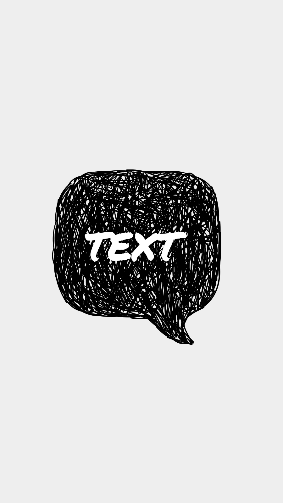 Hand Painted Dialog Simple Design Instagram Highlight