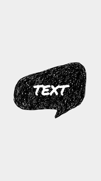 Hand Painted Style Light Blue Background Text Irregular Dialog Box Simple Fashion Style Instagram Highlight