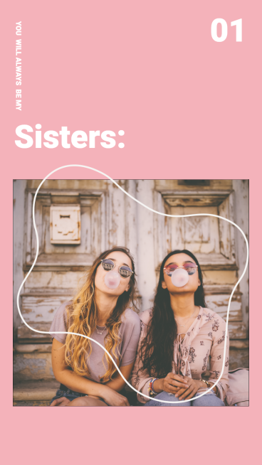 Fresh Style Sisters Personal Display Instagram Story预览效果