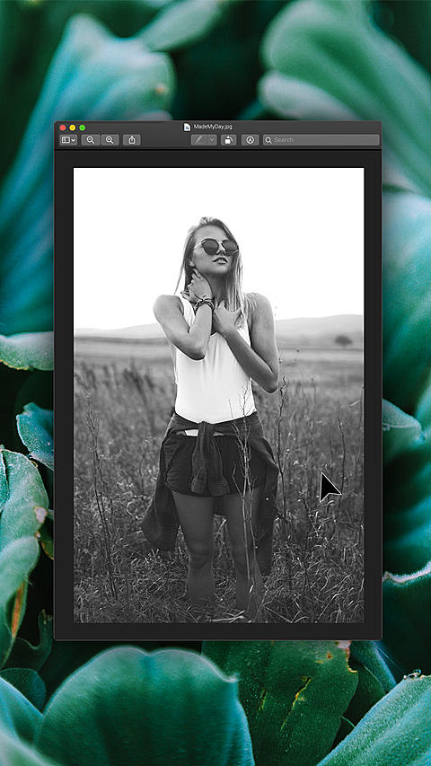 Special Frame Woman Photo Cool Fashion Style Poster Instagram Story