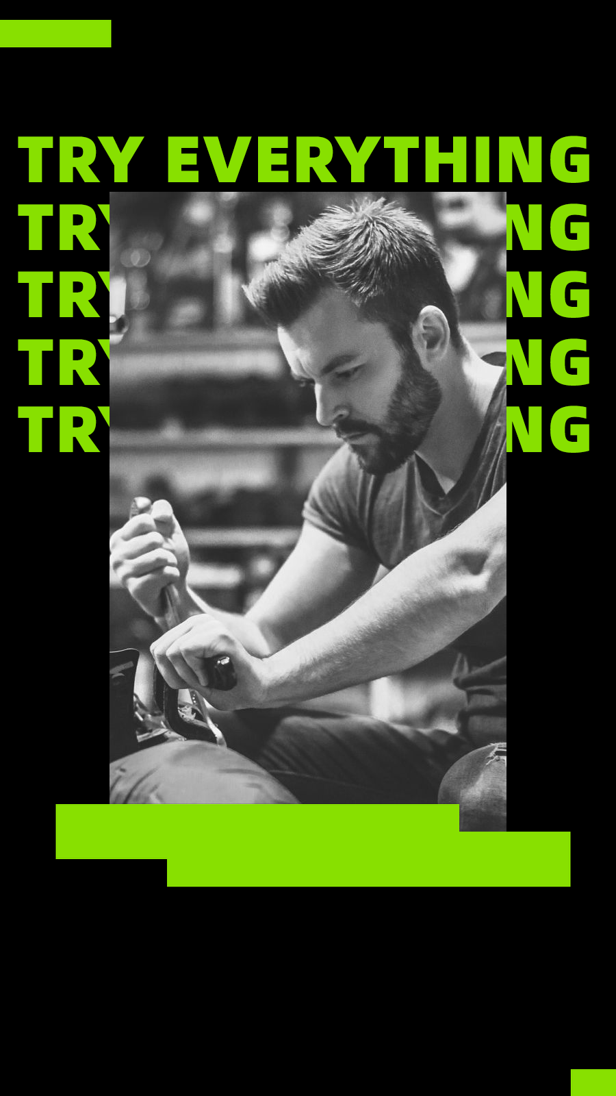 Simple Style Man Inspirational Poster