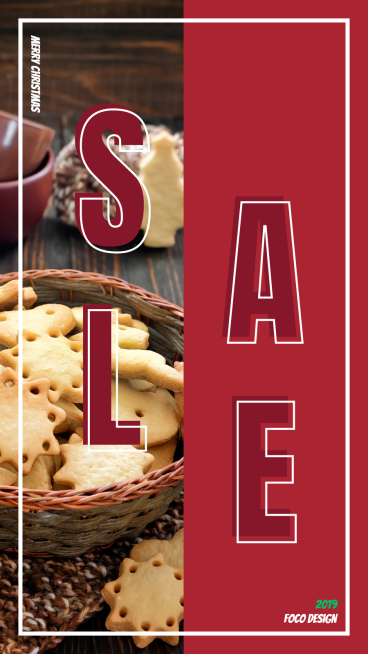 Simple Christmas Biscuit Promo Instagram Story预览效果