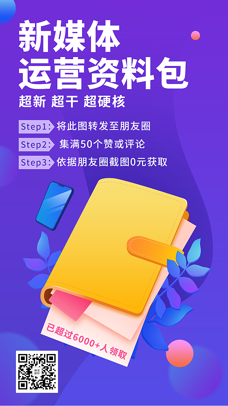 新媒体运营资料包/创意/攻略/手机海报