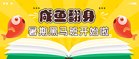 锦鲤/咸鱼/暑期公众号首图