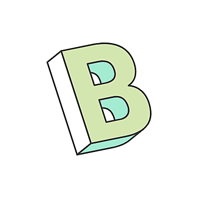 B