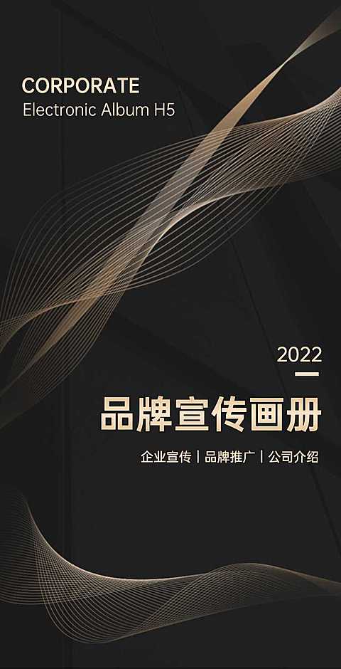 H5翻页简约商务通用企业宣传品牌推广公司介绍