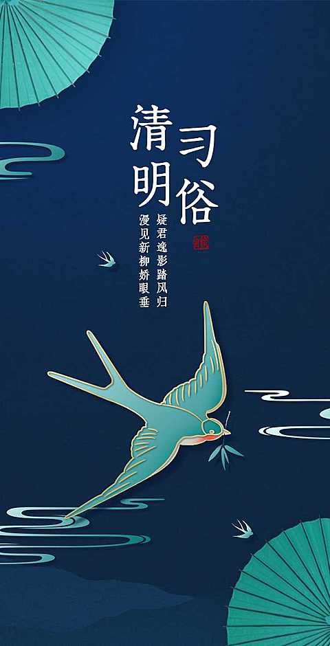 H5翻页清明节习俗知识科普宣传