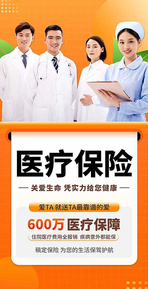 医疗重疾保险宣传H5
