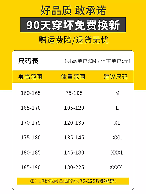 鞋服男装裤子简约套系轮播主图