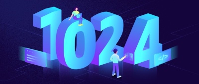 1024程序员节3D字体公众号首图