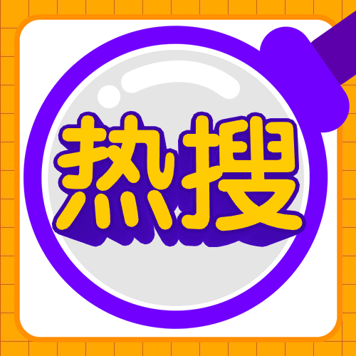 热搜3D字体公众号次图预览效果