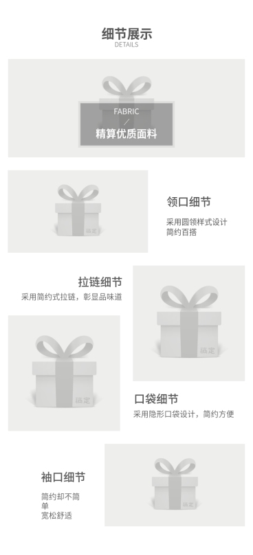 详情页模块细节展示预览效果