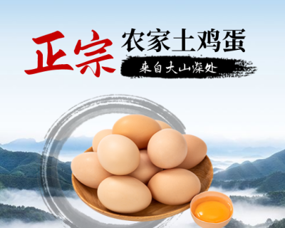 生鲜蛋类土鸡蛋特产禽类小程序封面图