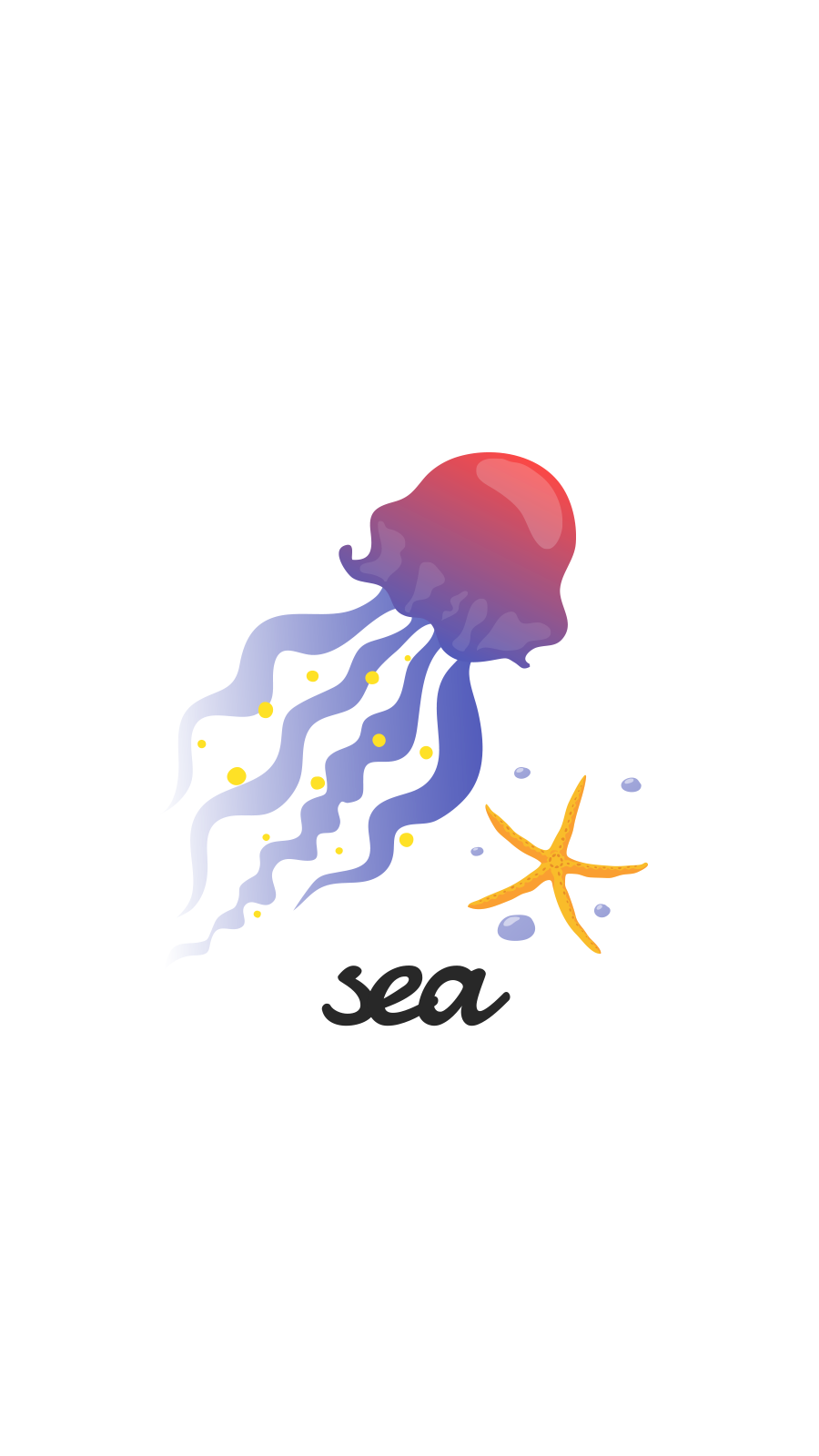 White Background Cartoon Octopus Travel Record Simple Fashion Style Instagram Highlight