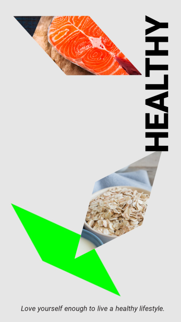 Special Frame Healthy Food Photo Fashion Simple Style Poster Instagram Story预览效果