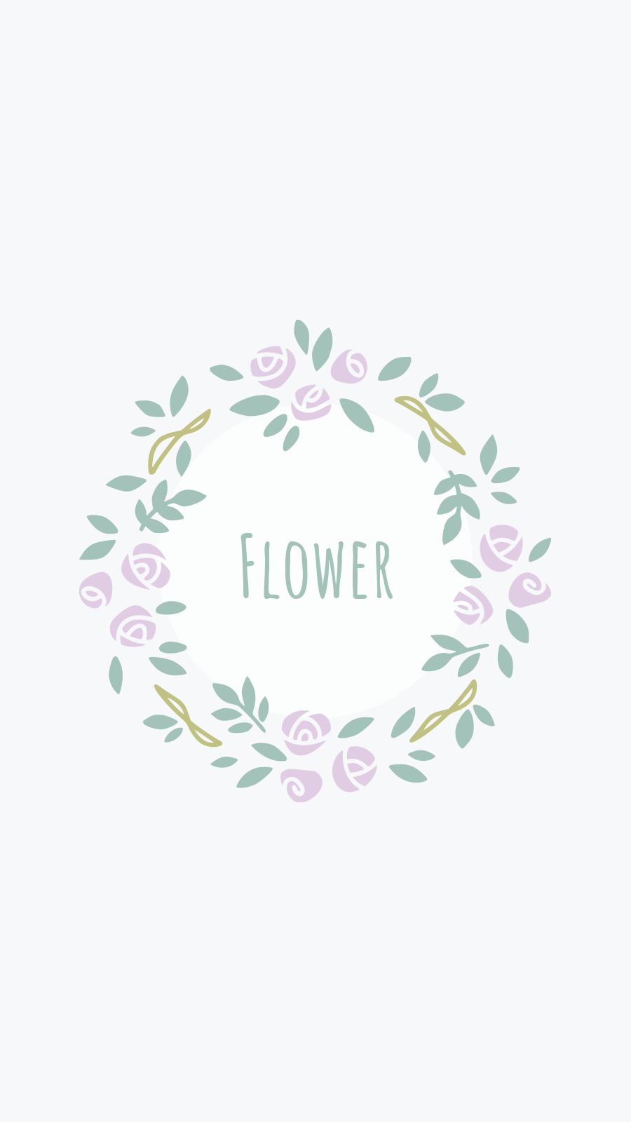 Circular Wreath Cartoon Design Instagram Highlight