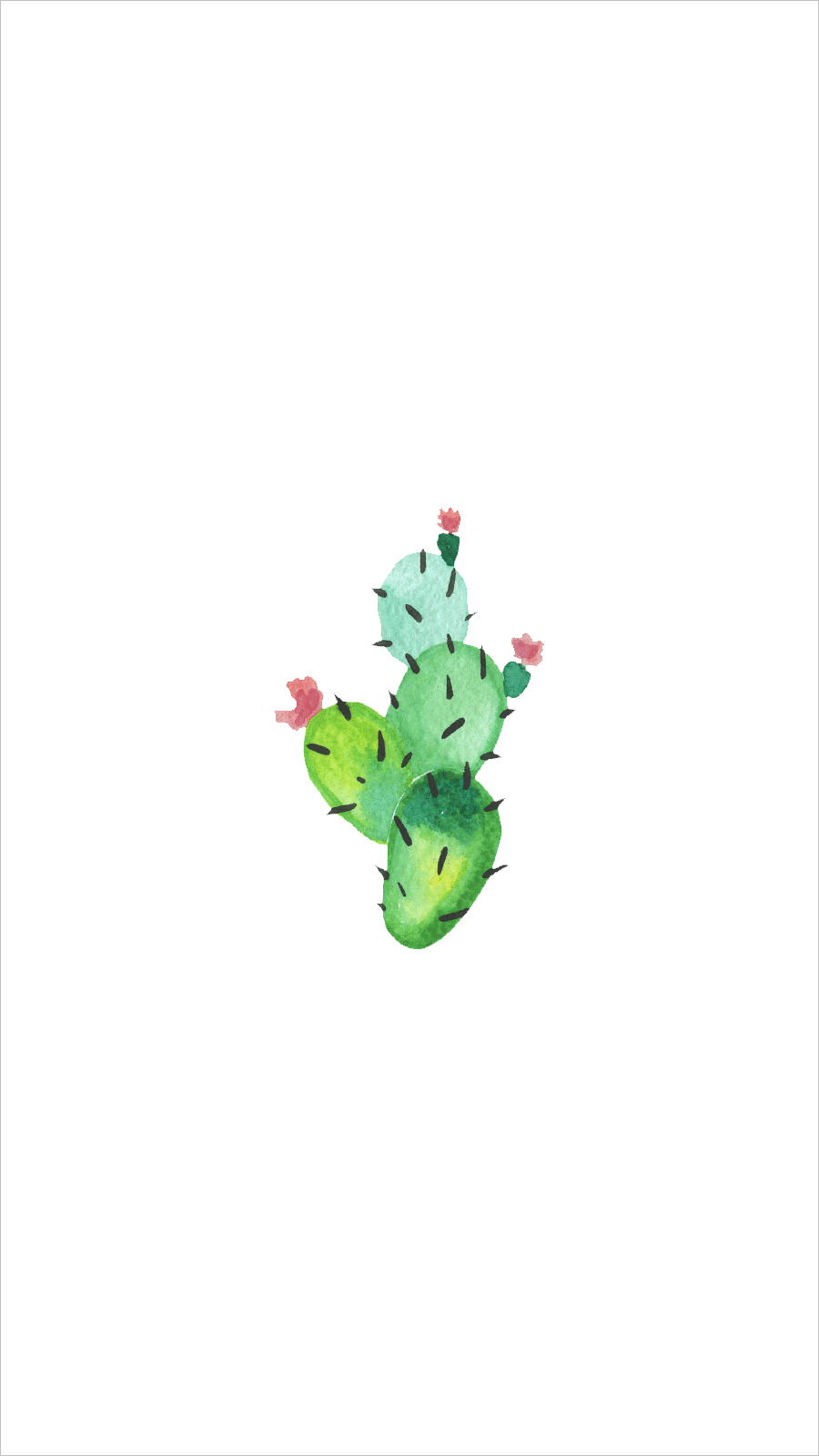 Minimalist Cartoon Cactus Decorate Instagram Highlight