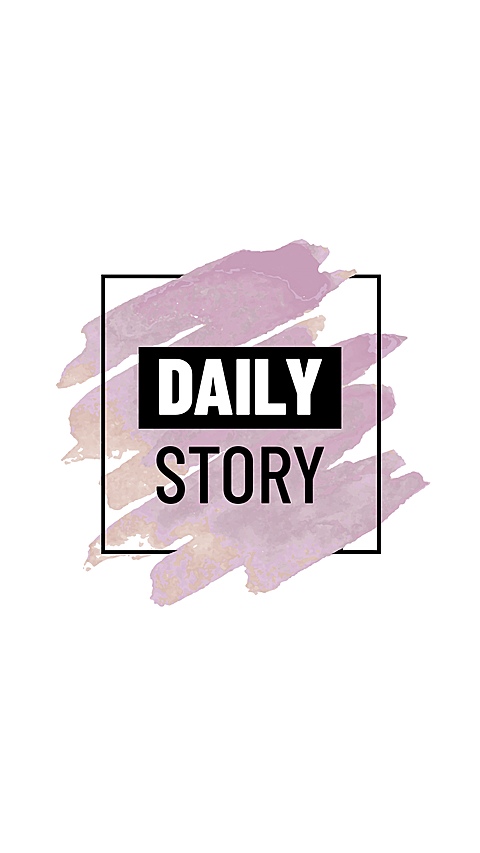 Fashion Pink Watercolor Smudged Effect Instagram Highlight