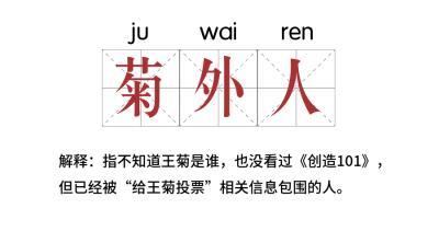 菊外人名词解释横版海报