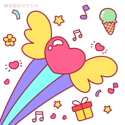 三宫格分割线生日快乐方形海报