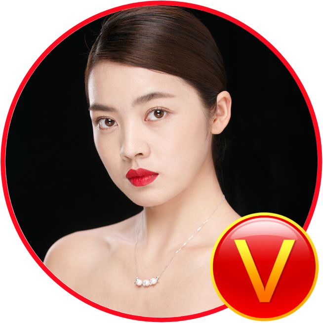 头像加V模板-红V预览效果