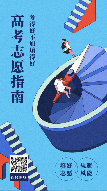 高考志愿指南手机海报预览效果