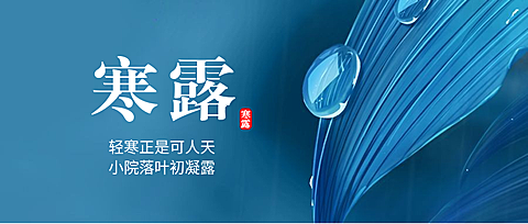 寒露/实景插画/公众号首图