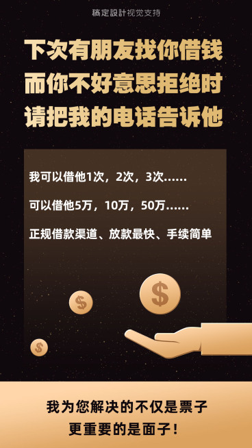 金融贷款产品营销理念宣传海报预览效果