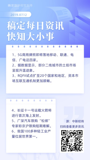 日报快报每日资讯引流海报
