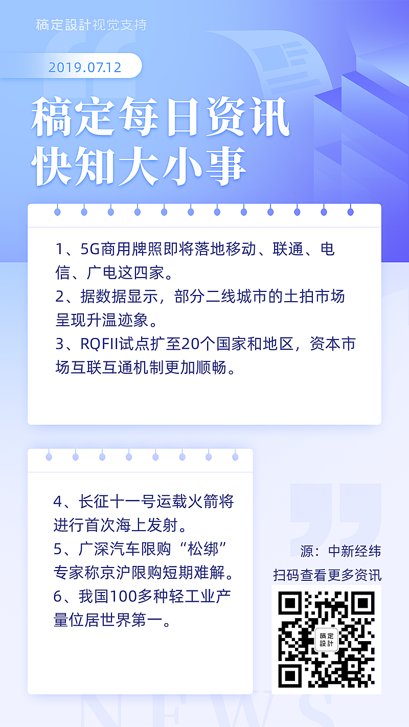 日报快报每日资讯引流海报