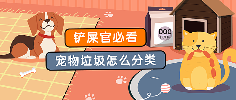 宠物垃圾分类/宠物医院/宠物用品公众号首图